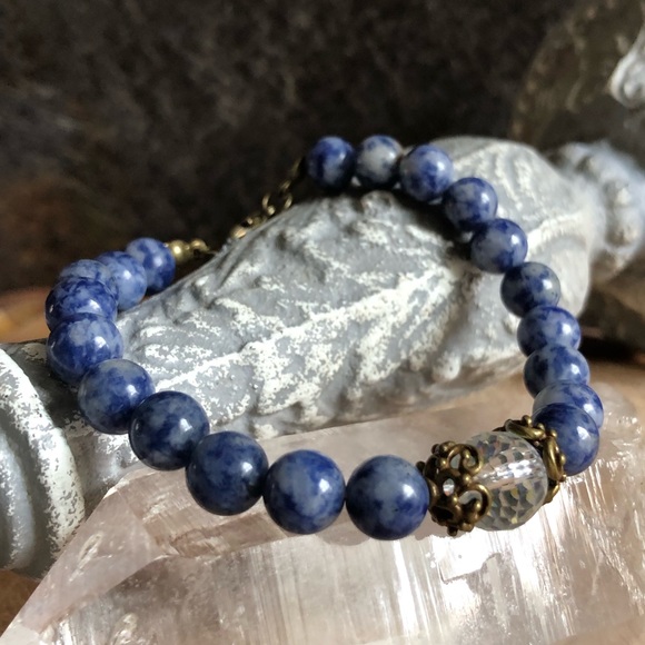 Sodalite Crystal Bracelet - Picture 1 of 8